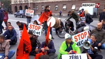 Report TV - Tiranë, protestë kundër ndërtimit të HEC-eve në Valbonë