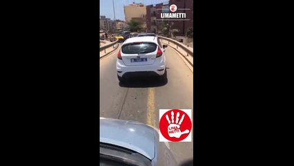 ( Video ) - Nouveau Scandale :  Taximan emprunte un sens interdit dangereux