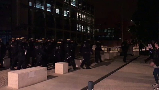 Intervention des forces de l'ordre pour débloquer l'université Jean-Jaurès de Toulouse