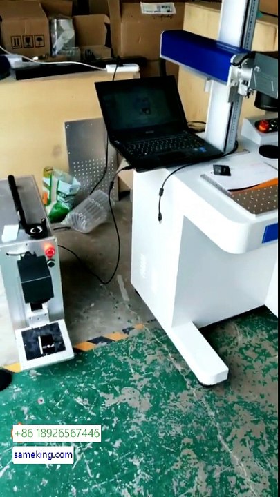Laser marking machine, text pictures can be carved.