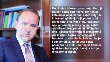 Udhetimi i Tahirit jashte vendit dhe rikthimi ne Tirane