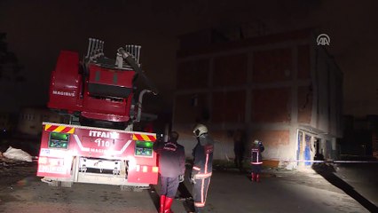 Başkentte üç katlı binada çökme tehlikesi