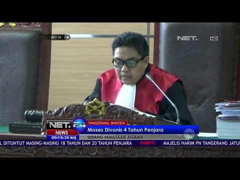 Sidang Penistaan Agama, Pendeta Divonis 4 Tahun Penjara - NET 24