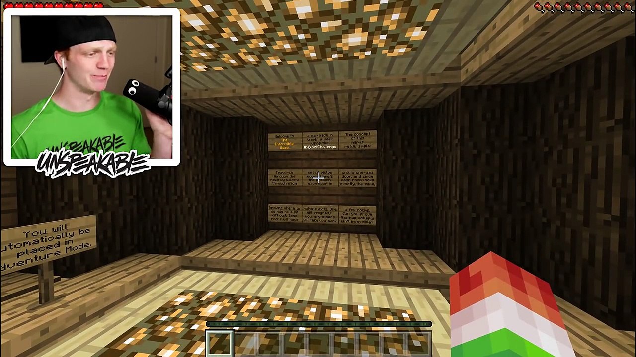 IMPOSSIBLE INFINITE MINECRAFT MAZE!
