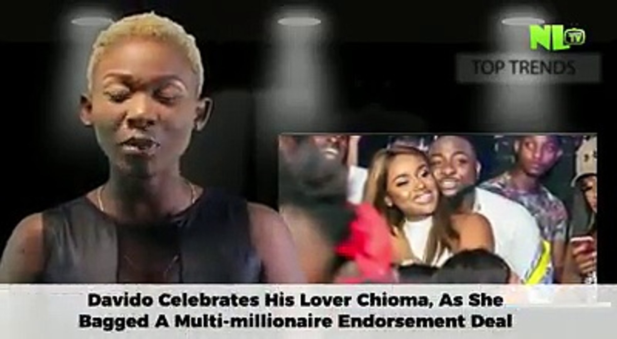 ⁣NL TOP TRENDS!! Davido Celebrates His Lover Chioma, As She Bagged A Multi-millionaire Endorsement De