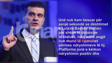 Harxhi e Kulluri propozime per ndryshimin e statutit te PD