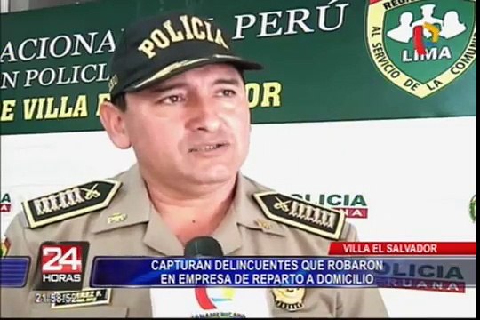 VES: capturan a sujetos que robaron local de empresa de reparto a domicilio