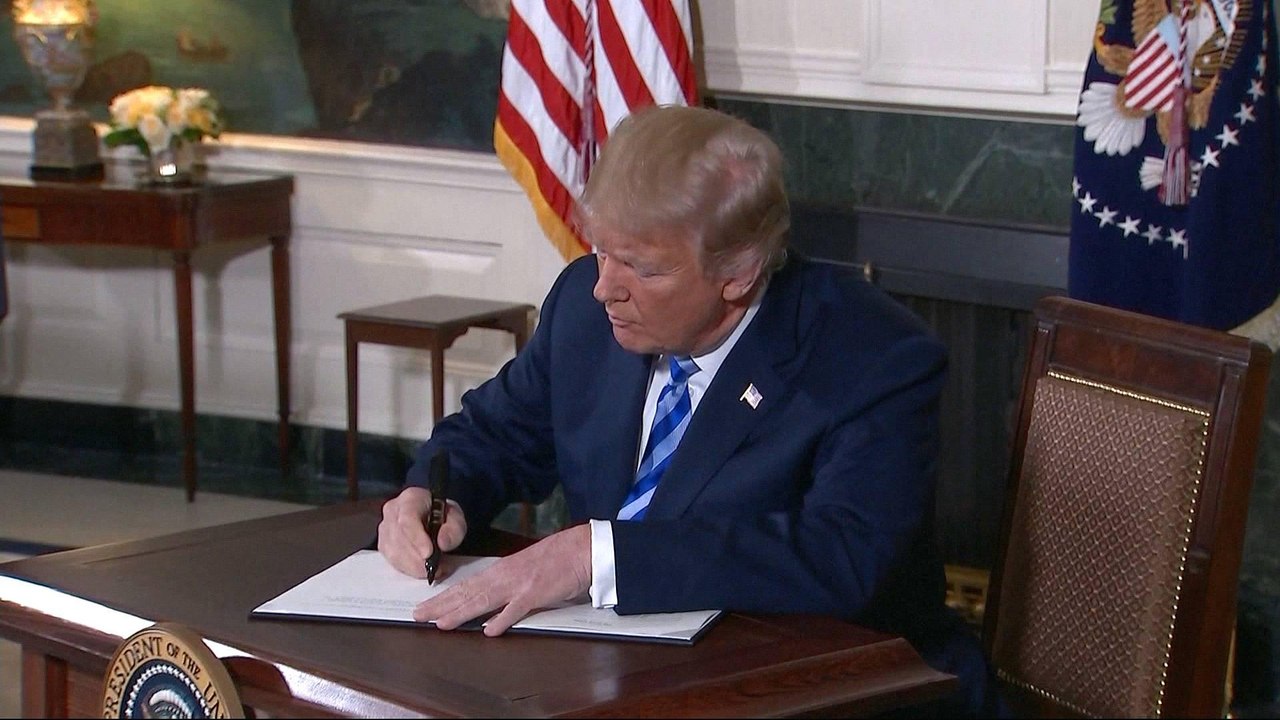 Donald Trump declares US withdrawal from Iran nuclear deal