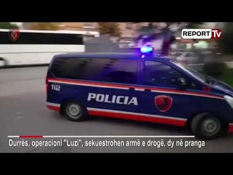 Report TV - Durrës, policia shtrin në tokë trafikantët, sekuestrohen 44 kg kanabis dhe dy pistoleta