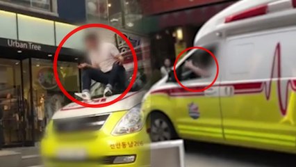 '천안 구급차' 훔쳐 질주한 남성의 '황당한 범행 이유' / YTN