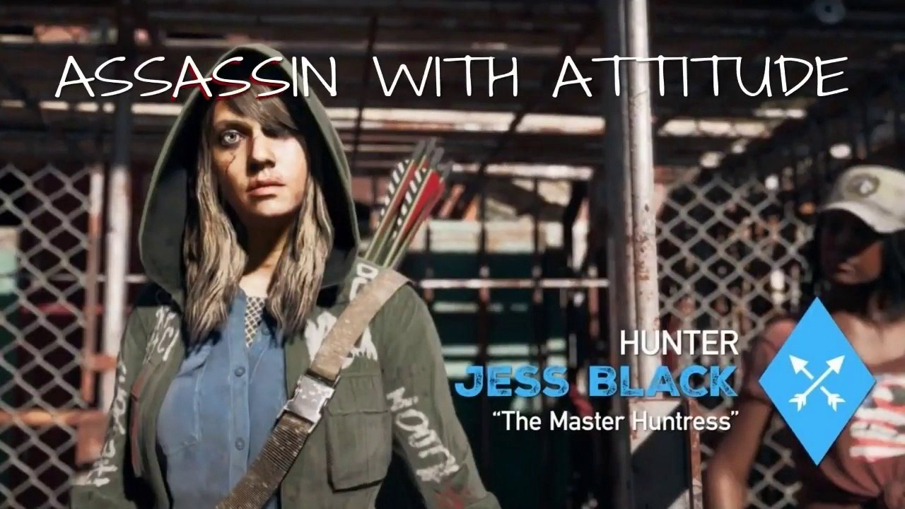 FARCRY 5 - JESS BLACK GUN FOR HIRE CHARACTER SPOTLIGHT