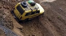 Road Collapsed during Landsliding...Then see what happened next to the vehicle...!!!