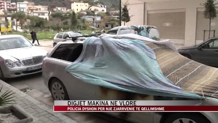 Digjet një makinë në Vlorë - News, Lajme - Vizion Plus