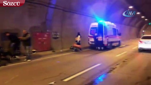 Dolmabahçe Tünelinde feci kaza