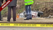 Report TV - Pamje të makinave të eskortës së Ramës të aksidentuara në Korçë