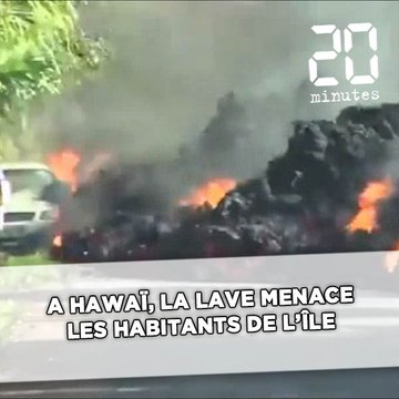 La lave menace les habitants de Hawaï