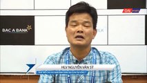 HLV Nguyễn Văn Sỹ phát biểu sau trận thắng đầu tiên SLNA 0-1 NAM ĐỊNH Vòng 7 VLeague 1 - 2018