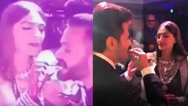 Sonam Kapoor Reception: Sonam offers cake first to Anil Kapoor or Anand Ahuja? Find out | FilmiBeat