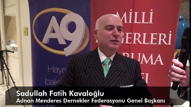 Adnan Menderes Dernekler Federasyonu Genel Başkanı Sayın Fatih Kavaloğlu'nun Atatürk İle İlgili Görüşleri