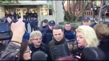 Grevski në Protestën para gjykatës Penale