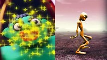 Dame Tu Cosita Dance Alien with Funny Cartoon Hulk and Huck's Copy - Videos Play Doh Stop Motion