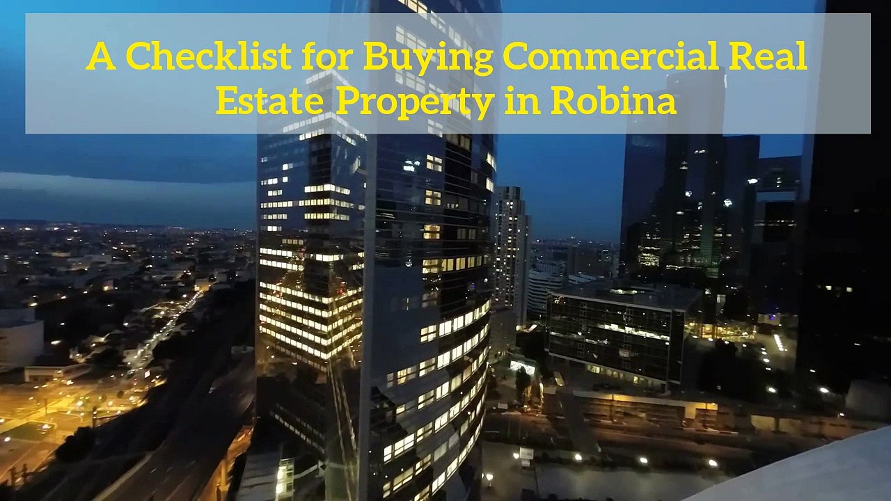 Tips for finding a Commercial Real Estate in Robina