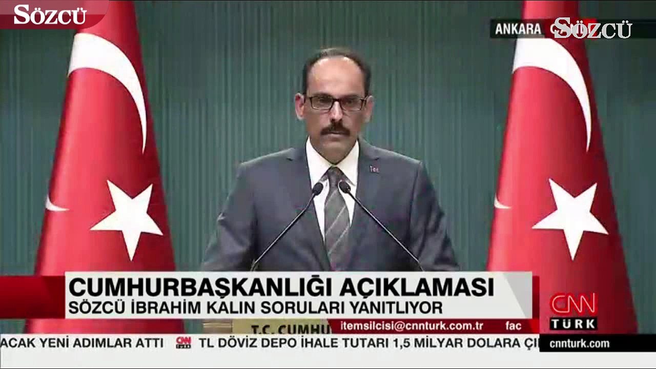 Cumhurbaşkanlığı Sözcüsü Kalın’dan ‘TAMAM’ açıklaması