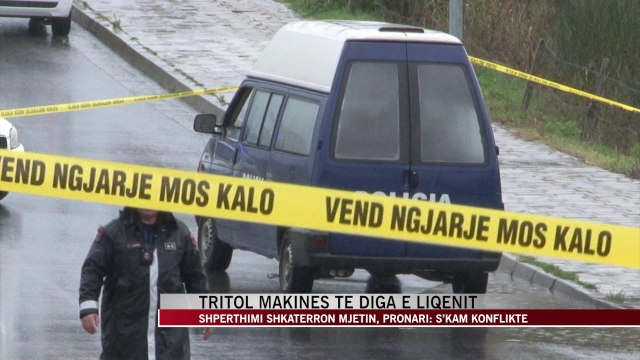 Tritol makinës te diga e liqenit - News, Lajme - Vizion Plus