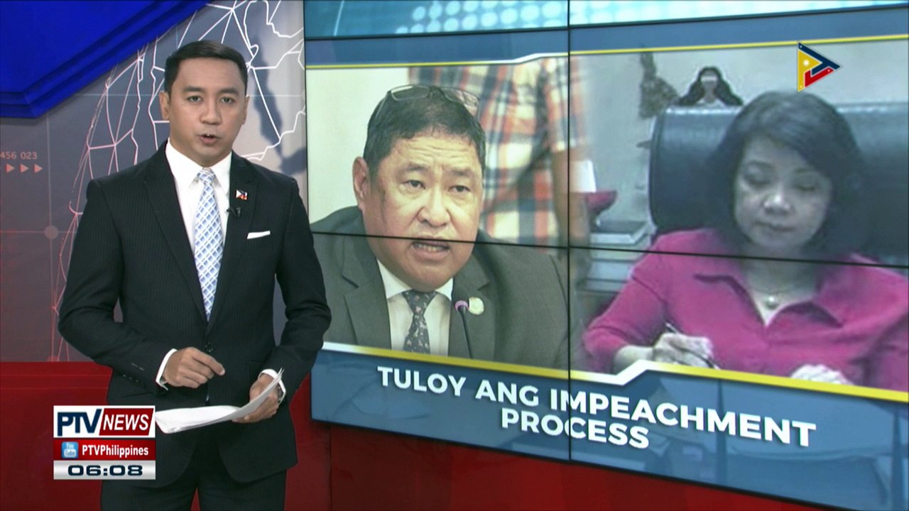 #PTVNEWS: Articles of impeachment vs Sereno, inihanda na ng House Committee