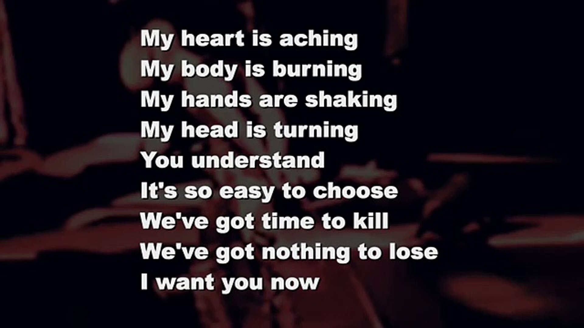 Depeche Mode - I want you now KARAOKE / INSTRUMENTAL - Vidéo Dailymotion