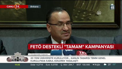 Bekir Bozdağ konuşuyor