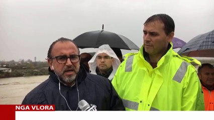 Report TV - Vlorë,Dritan Leli: Situata shumë problematike,të gjithë në terren