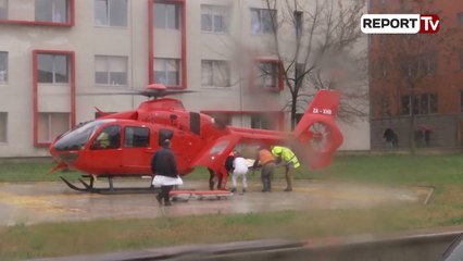 Report TV - Përmbytjet, helikopteret e shëndetësisë në gatishmëri, dy misione shpëtimi në pak minuta