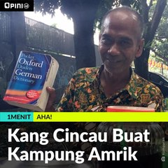 #1MENIT | Kang Cincau Buat Kampung Amrik