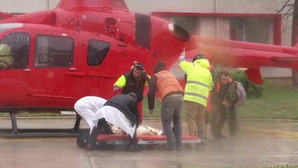 Ora News - Njësia e helikopterëve, dy misione shpëtimi në pak minuta