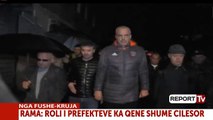 Report TV - Përmbytjet, Rama në mesnatë në Fushë Krujë:Nesër prova e madhe
