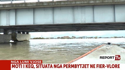 Report TV - Fier,Report Tv me gomone në fshatin Ferras, gjithçka nën ujë