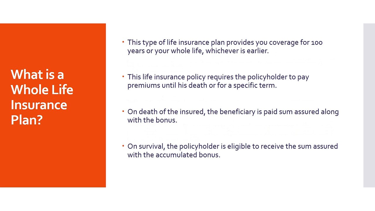 Difference Between Term Insurance Plan and Whole Life Insurance