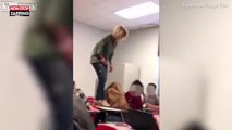 Etats-Unis : une prof virée après avoir réveillé un élève à coups de pied (vidéo)