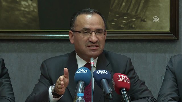 Başbakan Yardımcısı Bozdağ: 'Trump'un dün yaptığı açıklama talihsiz bir açıklama' - ANKARA