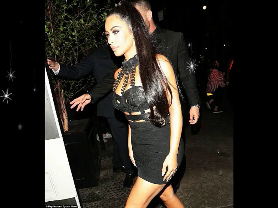 Kim Kardashian leads Met Gala afterparties in bondage-style outfit