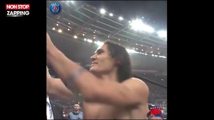 Coupe de France : Edinson Cavani chante avec les ultras du PSG (Vidéo)