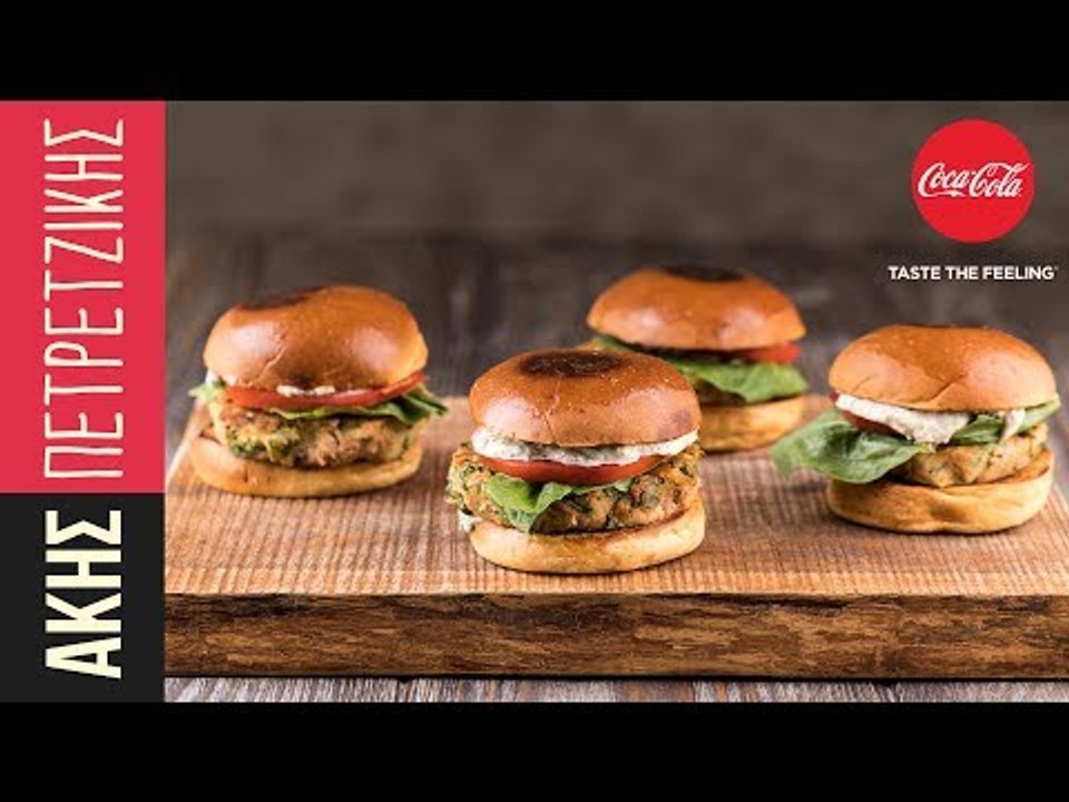 Burger τόνου Kitchen Lab by Akis Petretzikis video Dailymotion