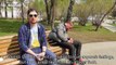 'What's going on? I just saw a load of tanks!' Vlogger pranks Russians on Victory Day