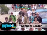 Michael Jordan and his wife Yvette Prieto in their honeymoon in Greece and in Mykonos