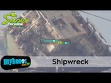Shipwreck in Mykonos | Εντυπωσιάζει η ανέλκυση ναυαγίου στην Μύκονο