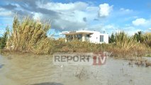 Report TV - Përmbytjet,EC:Fier-Vlorë 10 ha tokë nën ujë, u evakuuan 596 familje
