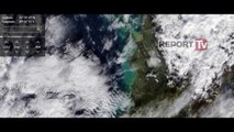 Report TV - Pamjet satelitore gjatë përmbytjeve, situata në Shqipëri nga veriu në jug