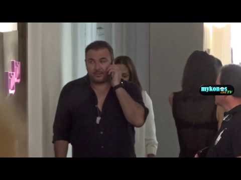 Αντώνης Ρέμος Ύβοννη Μπόσνιακ βόλτα και φαγητό μαζί στα Ματογιάννια