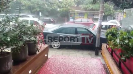 Report TV - Breshër dhe erë e fortë në Durrës